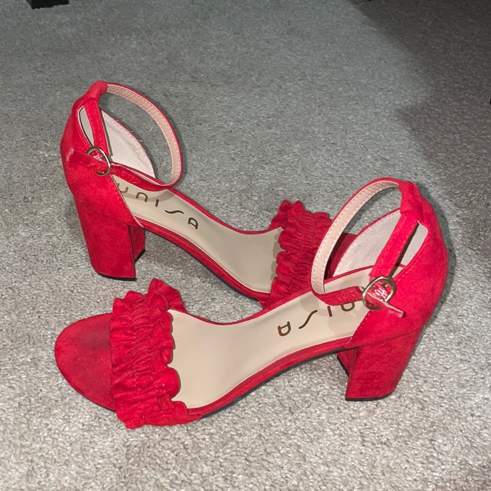 Red high heels